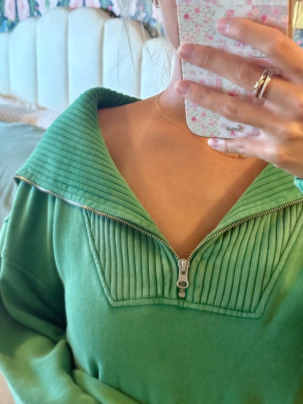 Aerie Down to Earth Quarterzip - Picture 3 of 5
